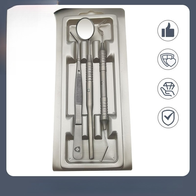 1 Set Dental Tools  Titanium H - Dental Mirror Probe recension och pris