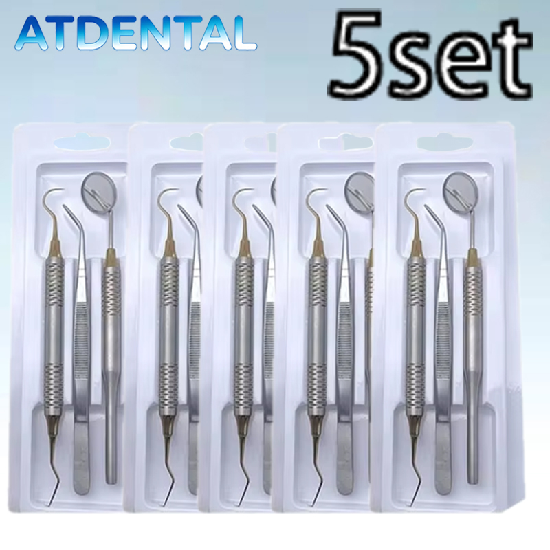 5pcs Dental Double Ended Mouth - Dental Mirror Probe recension och pris