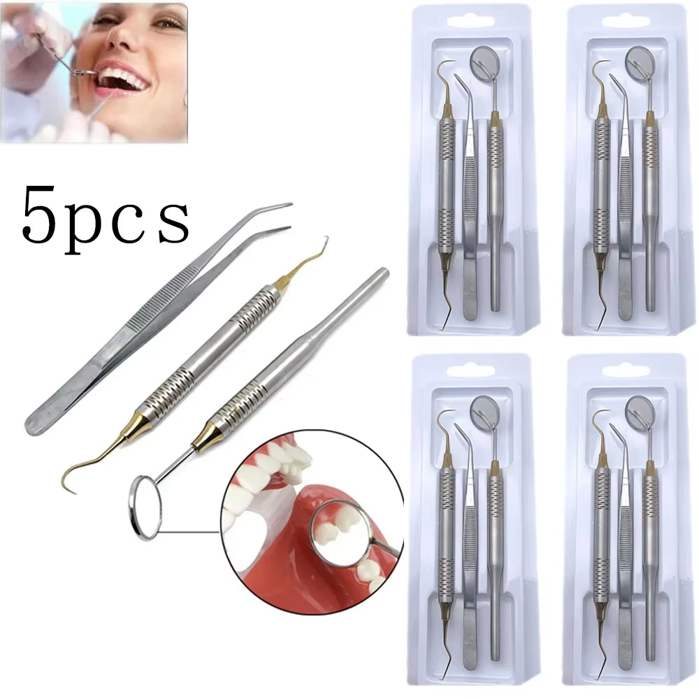 5pcs Dental Double Ended Mouth - Dental Mirror Probe recension och pris