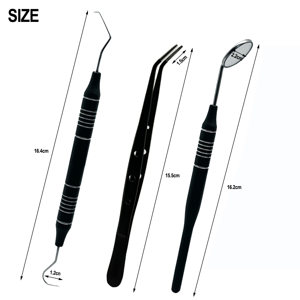 5pcs Dental Double Ended Mouth - Dental Mirror Probe recension och pris