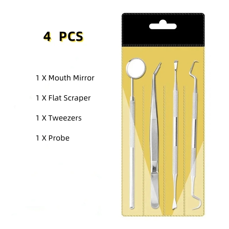 3pcs/4pcs Stainless Steel Dent - Dental Mirror Probe recension och pris