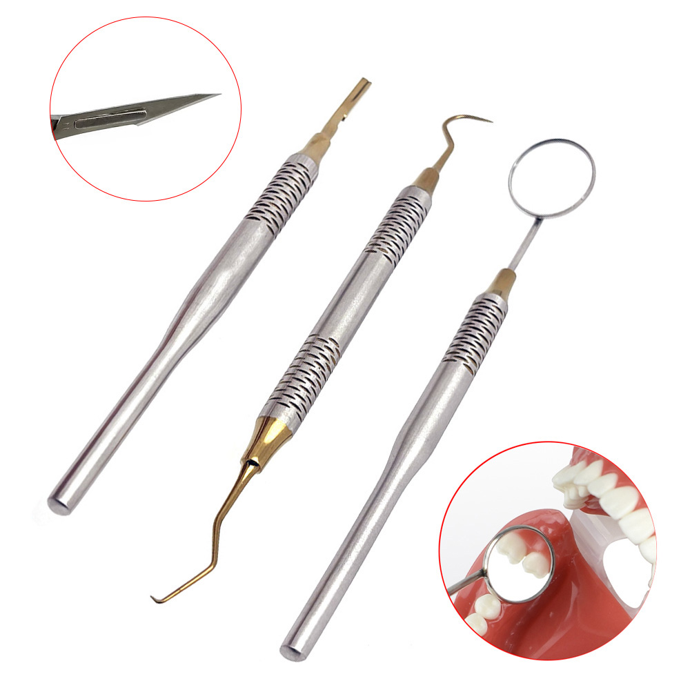 1Pcs Dentist Teeth Cleaning To - Dental Mirror Probe recension och pris