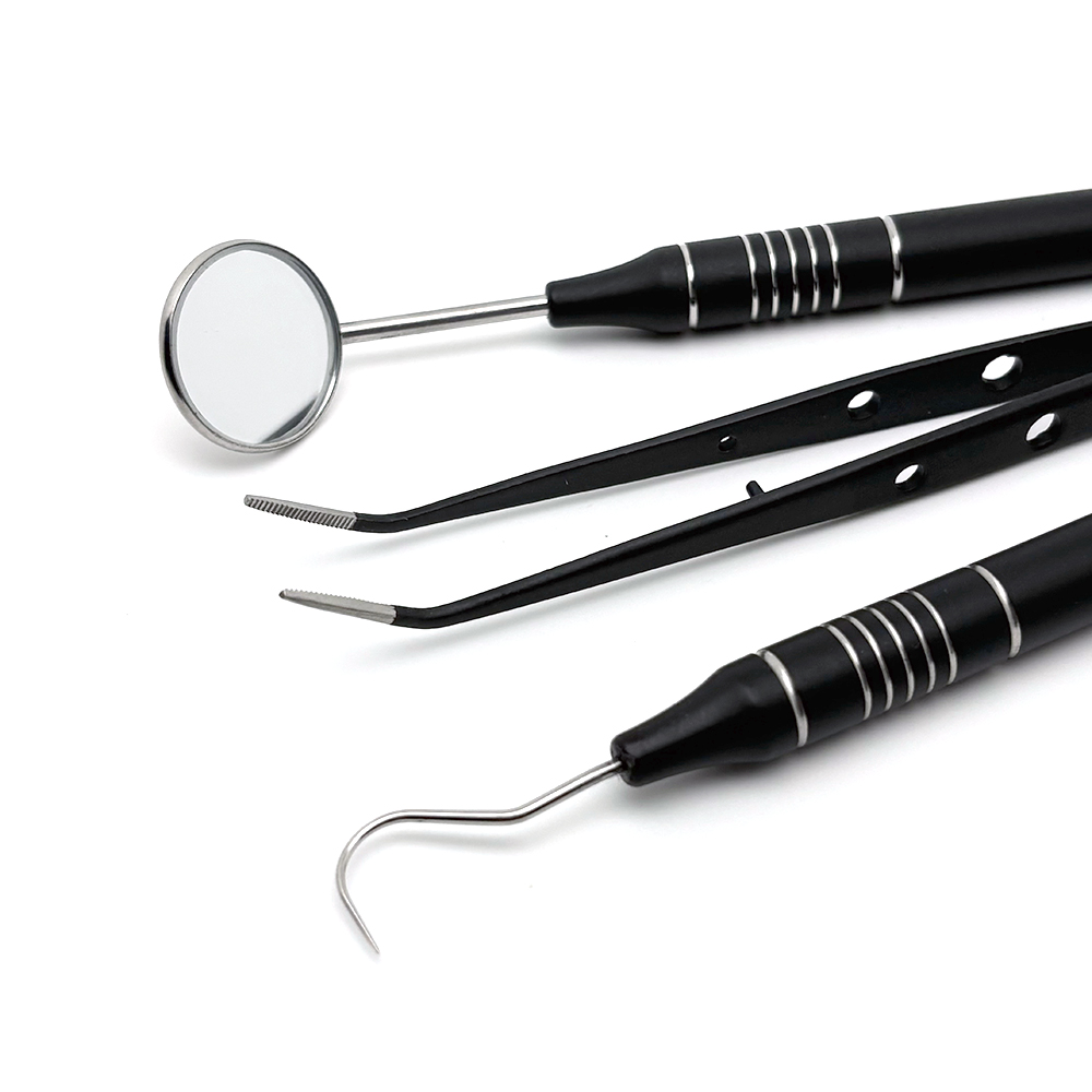 3Pcs/set Dental Mirror kit Mou - Dental Mirror Probe recension och pris