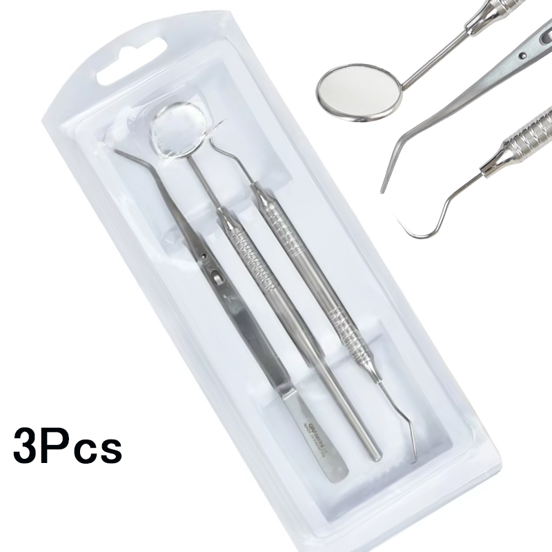 3Pcs Dental Stainless Steel Mi - Dental Mirror Probe recension och pris