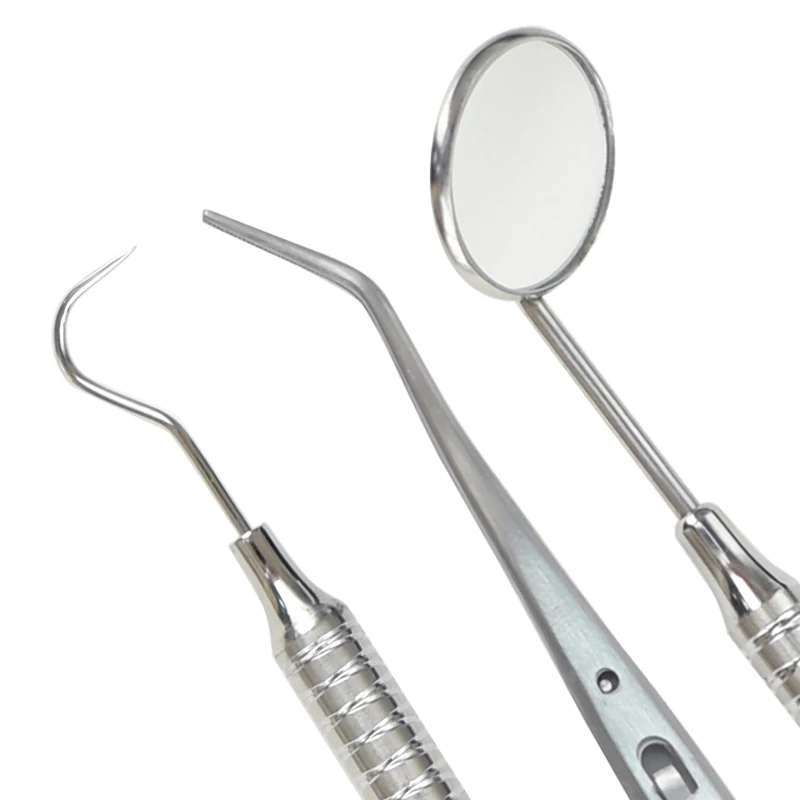 3Pcs Dental Stainless Steel Mi - Dental Mirror Probe recension och pris